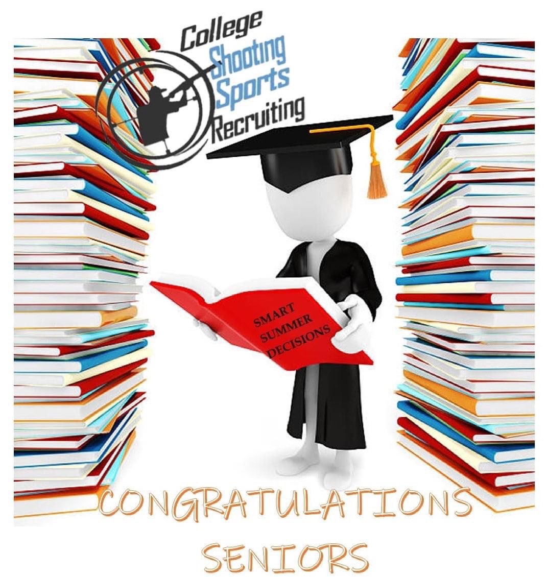 CollegeShooting's tweet image. Congratulations seniors. College Shooting Sports Recruiting. Get your profile started TODAY!collegeshootingsportsrecruiting.com is the place coaches go to find Student Athletes,are you there yet? #getcommitted #keepshooting #collegeshootingsports #collegeshootingsportsrecruiting