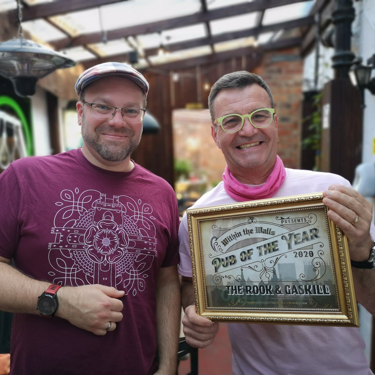 RoamingRidings's tweet photo. Well it might be 5 months late but finally we can award @RookGaskillYork their Pub of the Year Award 2020. In the hardest year of all they excelled and we thank them for that. Voted for by the punters as well. Congratulation.

#poty2020 #poty #yorkpubs @yorkbeer @theyorkmix https://t.co/deYKJ9AWFN