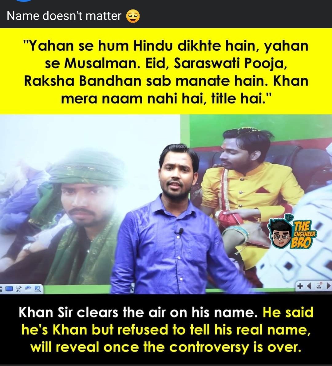 My name is khan. I am not a terrorist....
Proud be Indian,.
.
#isupportkhansir 
#khansirpatna #khansir #khansirsupport