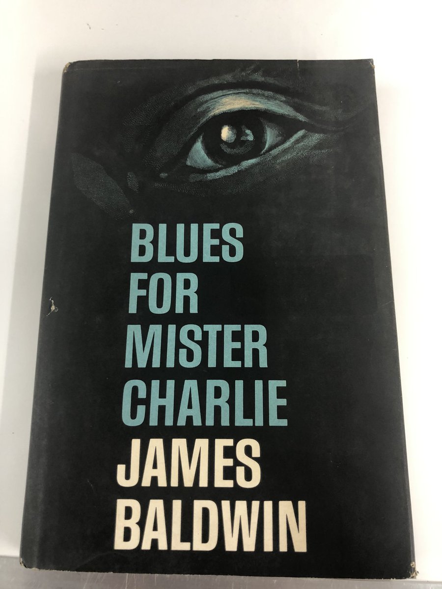 TrippIvie's tweet photo. Managed to get a 1964 “Book Club Edition” (I think first edition as well) of “Blues For Mister Charlie” by Baldwin at McKays in Chattanooga. Something crazy about this book and it’s weight with thinking what America looked like when these pages were freshly printed. https://t.co/tfypMOXmhK