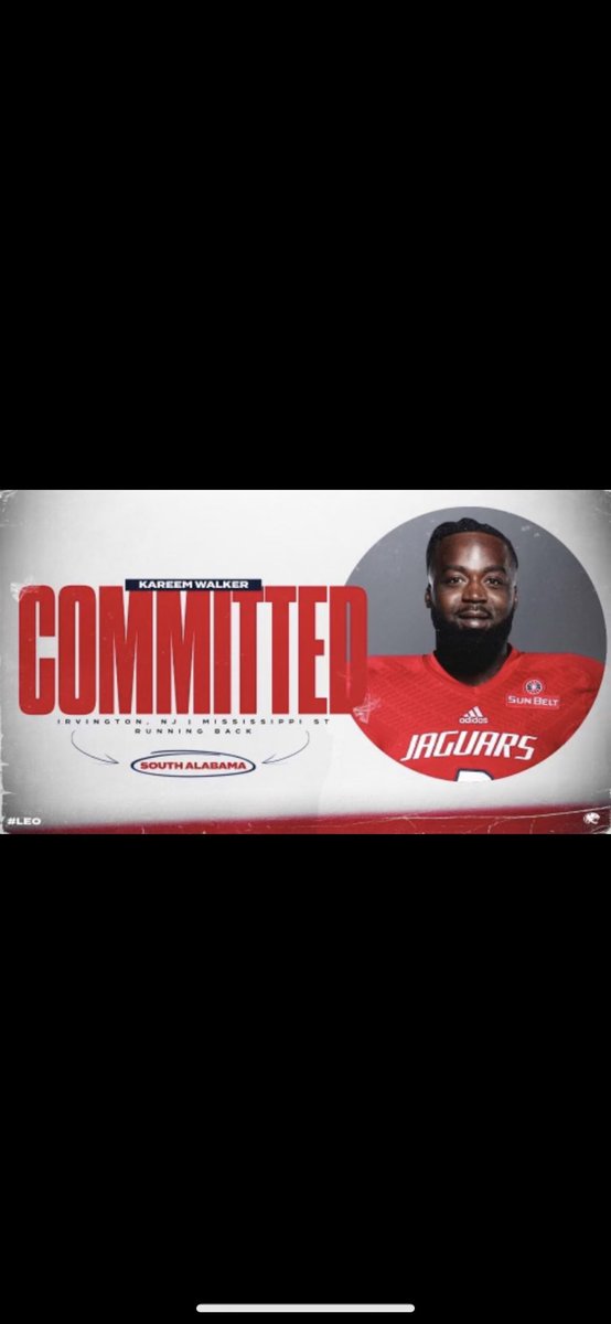 COMMITTED‼️‼️‼️Thank You South Alabama For This Opportunity. ❤️💙Let’sGoo!!! #GoJags <a href="/KaneWommack/">Kane Wommack</a> <a href="/WilsonDwike/">Dwike Wilson</a> <a href="/EarnestHill4/">Earnest Hill</a> <a href="/CoachApplewhite/">Major Applewhite</a> <a href="/JagsFB_Recruits/">South Alabama Football Recruiting 🏈</a> @WeAreSouth_FB