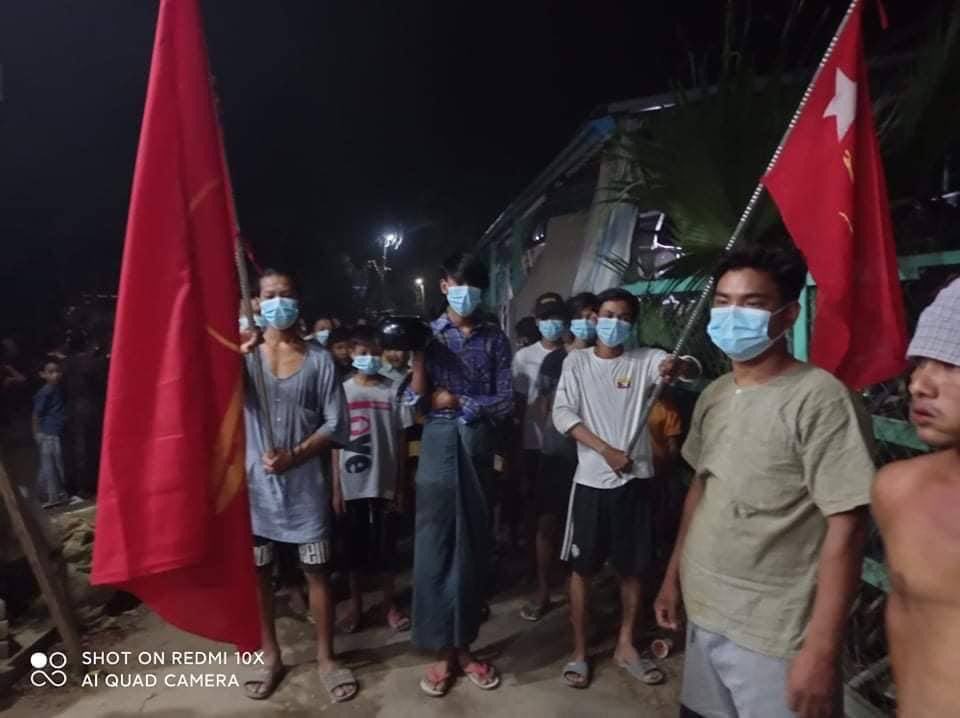 Monywa Tsp; hosted an anti-coup protest. Almost everyone went on strike to demand the end of military rule and the formation of a federal union. #May29Coup #GlobalArmsEmbargo #WhatsHappeningInMyanmar