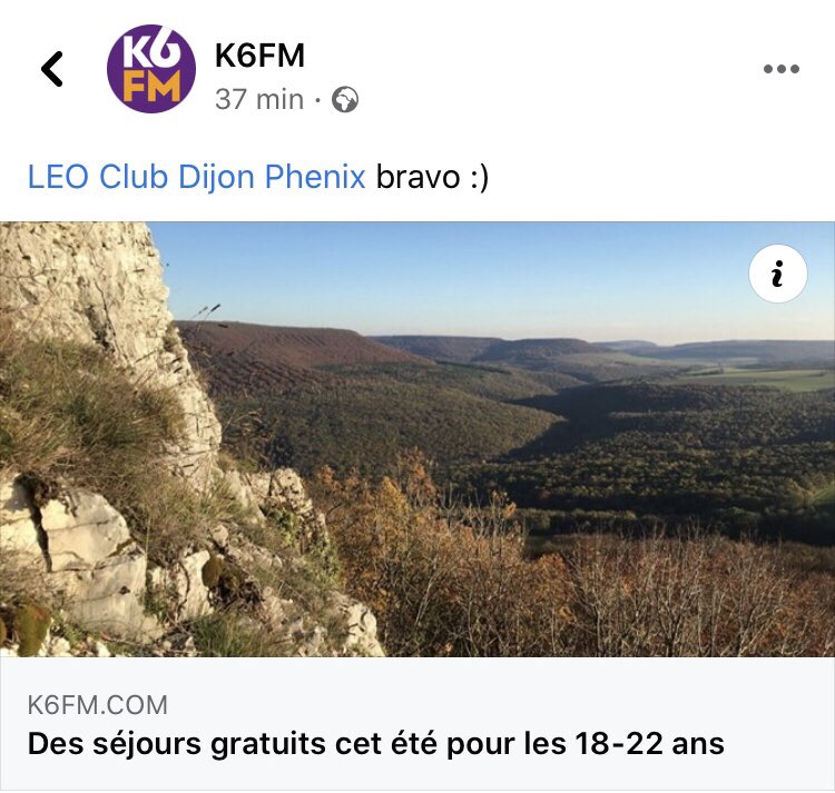 kevinhamandia's tweet photo. 📻

Merci à @k6fm pour son soutien constant à nos opérations en faveur des étudiants en situation de précarité à #Dijon 🙏

📲💻https://t.co/Unjyxuuegu…

@lionsclubs https://t.co/mcXrhEy7Ku