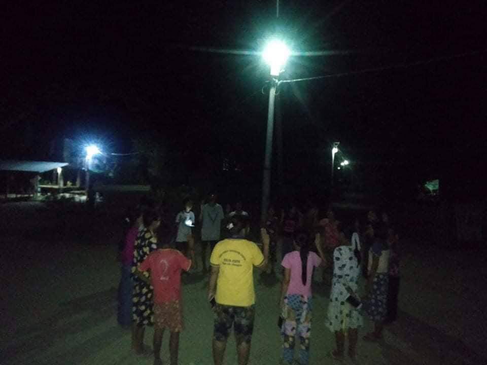#GantGaw Township night protest by youths. #May29Coup #GlobalArmsEmbargo #WhatsHappeningInMyanmar