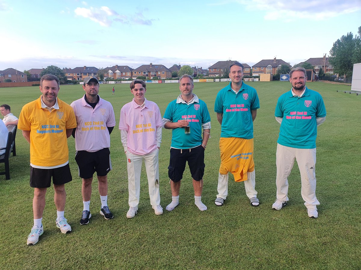 1st XI MOM Jonty Flynn
2nd XI MOM Mark Branton
3rd XI MOM Gary Worgan
1st XI Magners Moment Jonty Flynn
2nd XI Magners Moment Ryan Evans 
3rd XI Magners Moment B.Clough
1st XI Dick of the Day Will Burston
2nd XI Dick of the Day Simon Knowles
