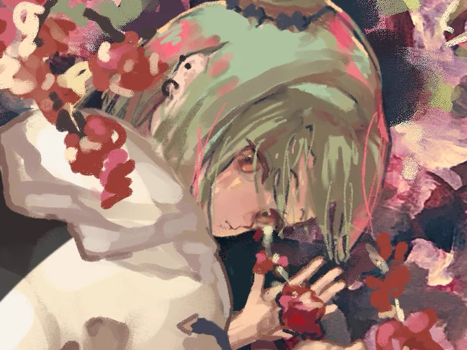 ghost in the flower 2nd version

#絵クロマンサー 

Try taking this picture far away and squirt your eyes. It might seem different somehow... 