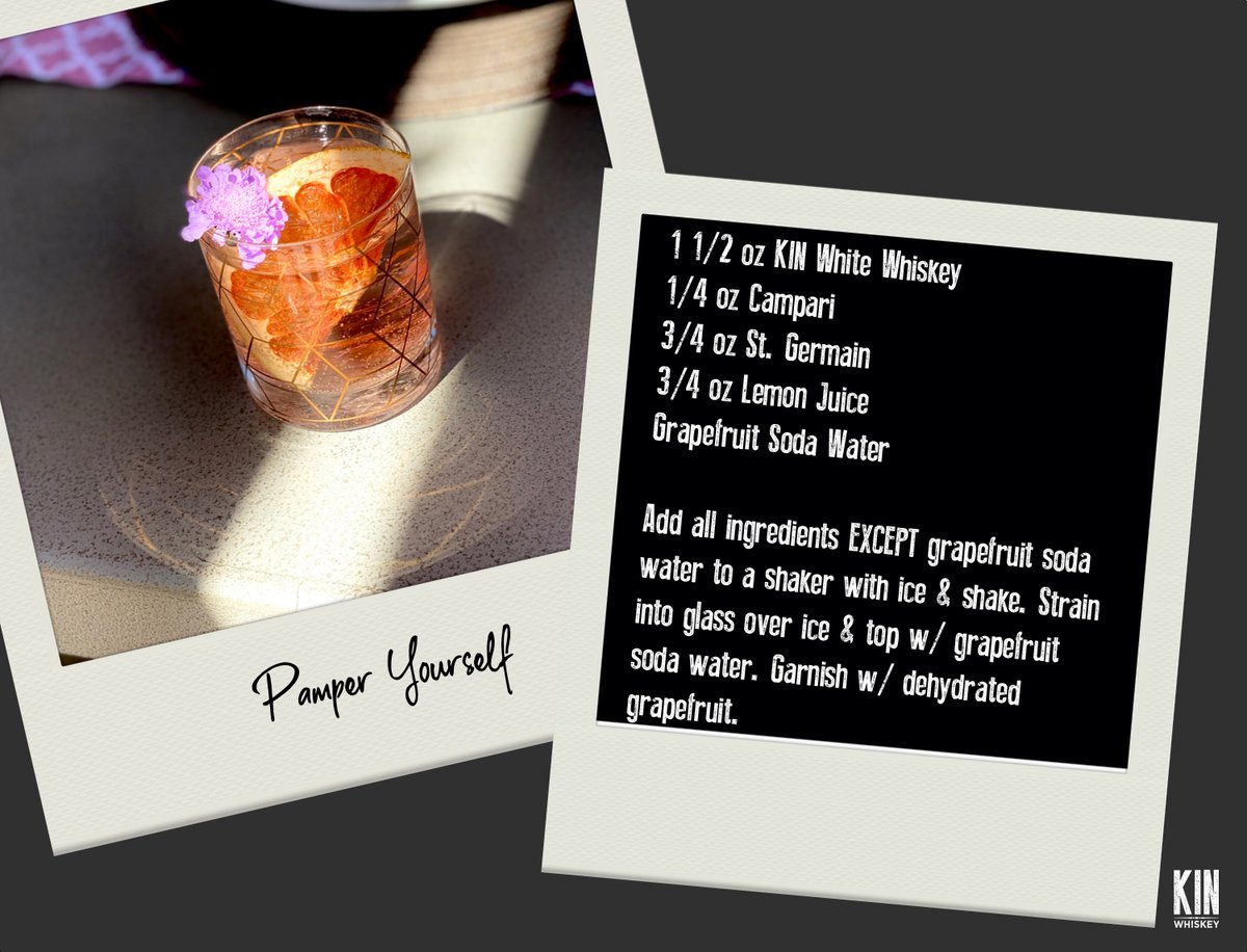 Pamper yourself with one of these today. #KINWhiskey