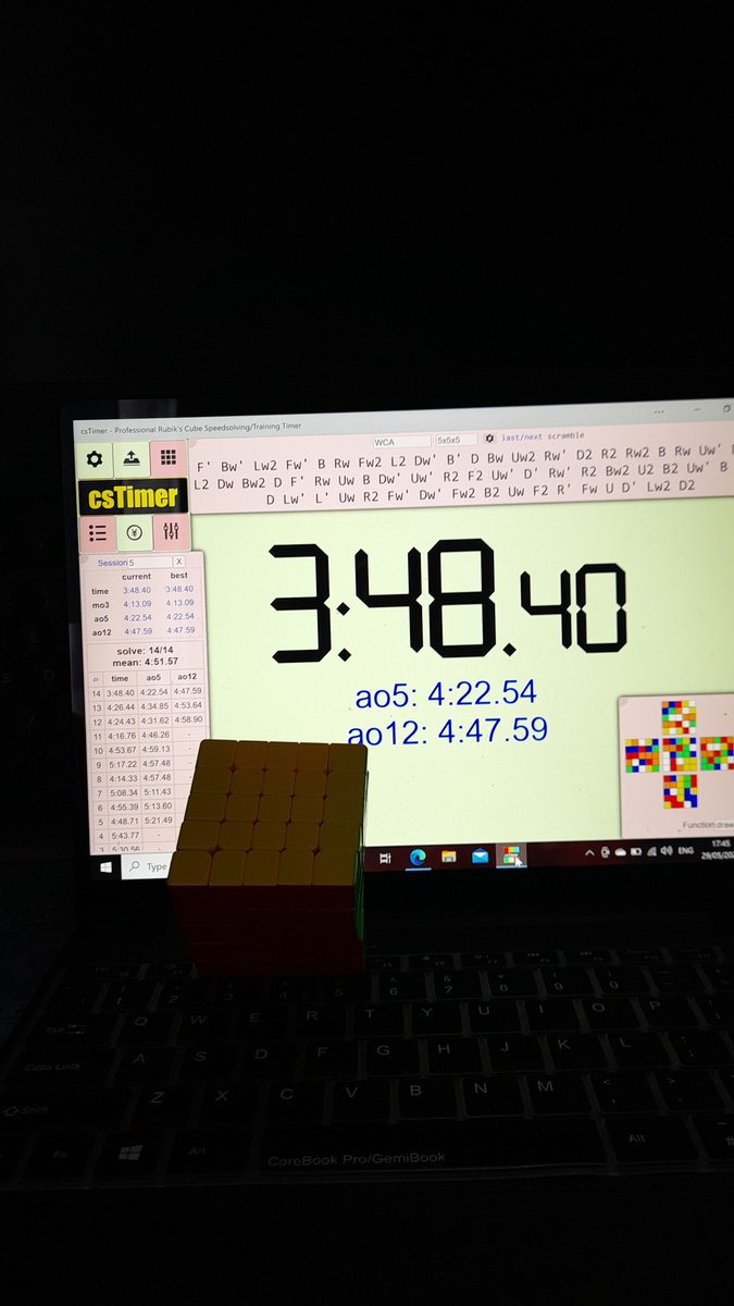 cund_joanne's tweet photo. 5x5x5 new PB😃 https://t.co/20fG3W6qsh