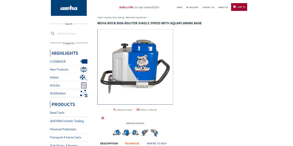 WehaUSA's tweet image. Need a stone router that can profile virtually any edge? wehausa.com/Granite-Quartz… #stoneprofile #edgeprofile #stonerouter