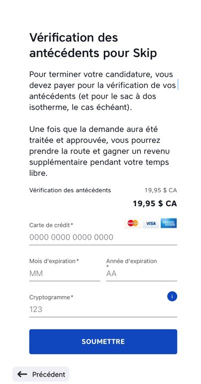 Caroli_Isautier's tweet image. 😱 Effrayant l'esclavagisme numérique. Skip The Dishes demande aux candidats au travail à payer $20 pour qu'on vérifie leur casier. ** Frightening digital slavehood, where potential Skip employees must pay to be verified!! 
#TruthAboutTech #PlatformSlavehood