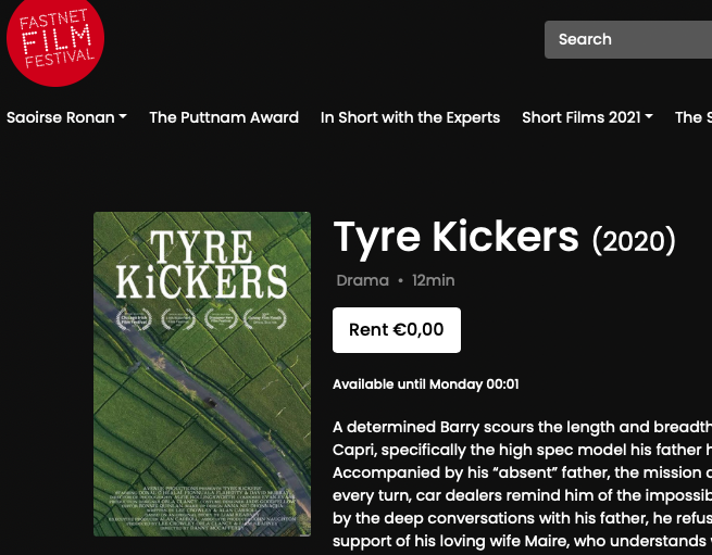 DannysAgainne's tweet photo. Still a few more days to see @kickers_tyre for free at this years @FastnetFilmFest large selection of great shorts to choose from.

https://t.co/eLBIod3xJc  

@oclancydesign @LeeCrowley3  @FillumIre  #irishfilm #shortfilm #galway #GalwayCoCo #Connemara https://t.co/TVp0ubELJx