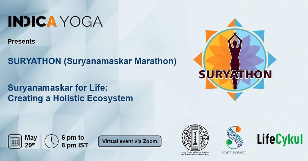 iccr_hq's tweet photo. Good health and fitness is the need of the hour. Considering this, LifeCykul has come up with an initiative, Suryathon, which focuses on inspiring people to boost their immunity and do Surya Namaskar from home. https://t.co/Ae7p2jCE3s