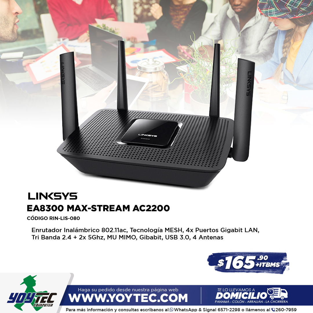 Linksys EA8300 Max-Stream AC2200 Gigabit Router