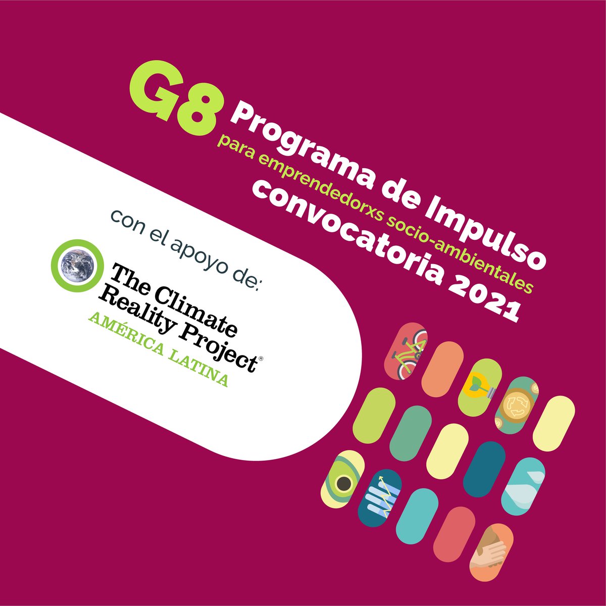 makesense_am's tweet photo. 🚨 ¡Te quedan solo 8 días para inscribir tu proyecto! 🚨
🌎¡ @ClimateLatino se suma al #ProgramaDeImpulsoG8! para brindarte mentorías personalizadas con Líderes Climáticos para el desarrollo de tu proyecto desde un enfoque integral.
⏰ Aplica ahora en: https://t.co/iQXaSS6clW https://t.co/rqlRF7exkU