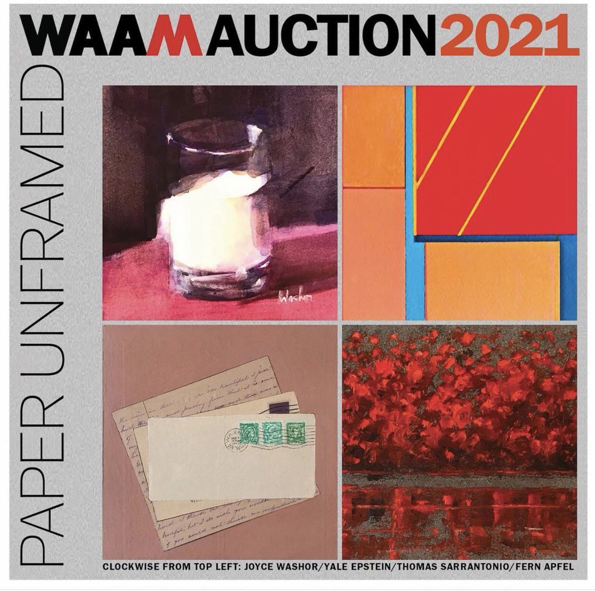 Paper Unframed. WAAM’s Benefit Auction. Bid on these pieces here: 

liveauctioneers.com/catalog/203038…
#art #fineart #auction