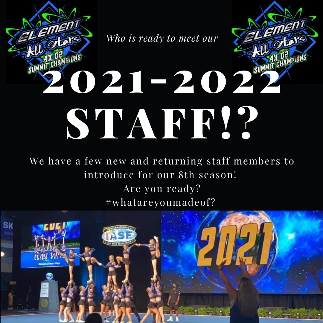 Who’s ready!? #season8 #whatareyoumadeof? #inourelement 💙🖤💚