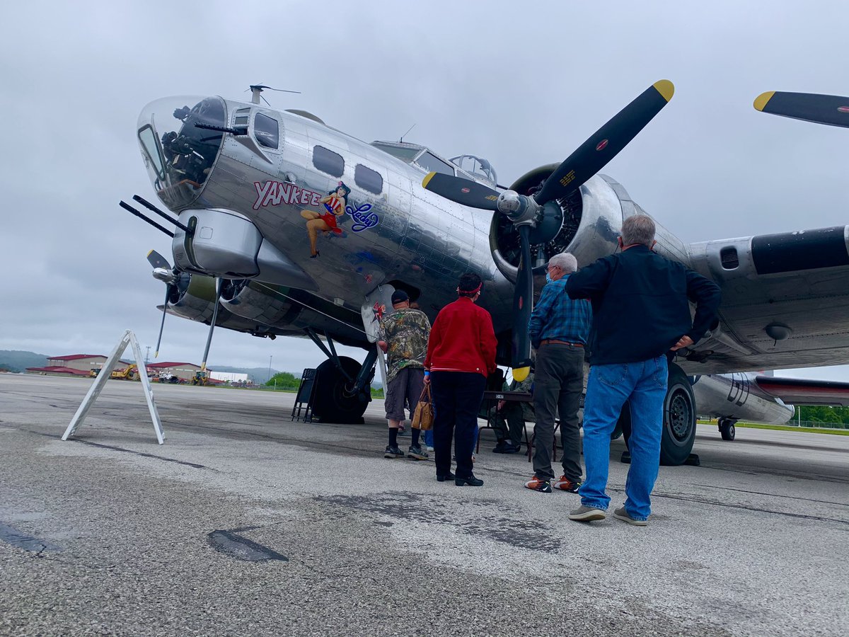 Kenny Kemp (@kennykempwv) on Twitter photo World War II era B-17 bomber The Yankee Lady has arrived to offer tours, flights at Yeager May 29-30. <a href="/wvgazettemail/">Charleston Gazette-Mail</a> @YeagerAirport World War II era B-17 bomber The Yankee Lady has arrived to offer tours, flights at Yeager May 29-30. <a href="/wvgazettemail/">Charleston Gazette-Mail</a> @YeagerAirport