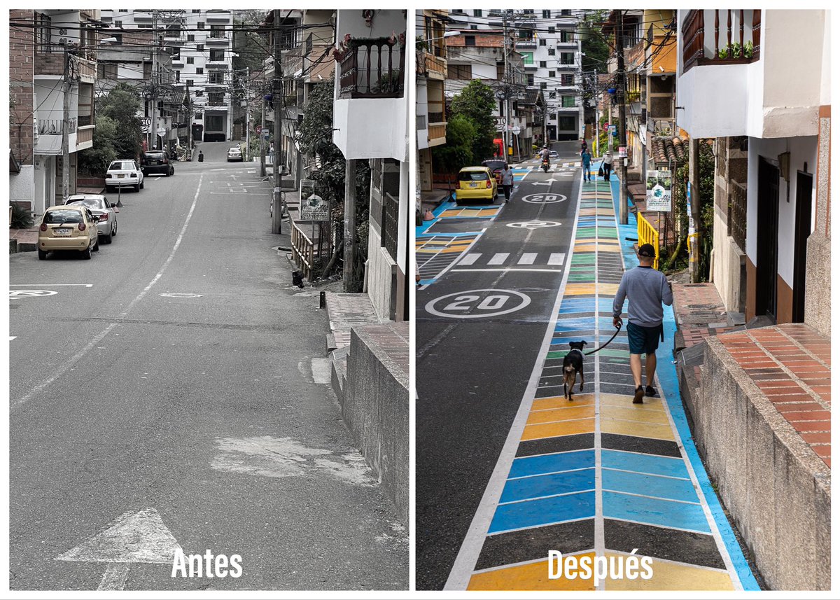 arquiurbanotau's tweet photo. Calles VITALES 🚶🏽♂️+🐕🦺
.
Piloto de Urbanismo Táctico Cra. 59
📍La Estrella / Antioquia 🇨🇴
#tacticalurbanism
Año: 2020
.
*Un proyecto de: @AlcaldEstrella #SepBIO @juanabad1985
*Aliado: Aseo Siderense
*Equipo: @arquiurbanotau + Fund. @pintuco_oficial #placemaking #OpenStreets https://t.co/CyqGDC4ryn
