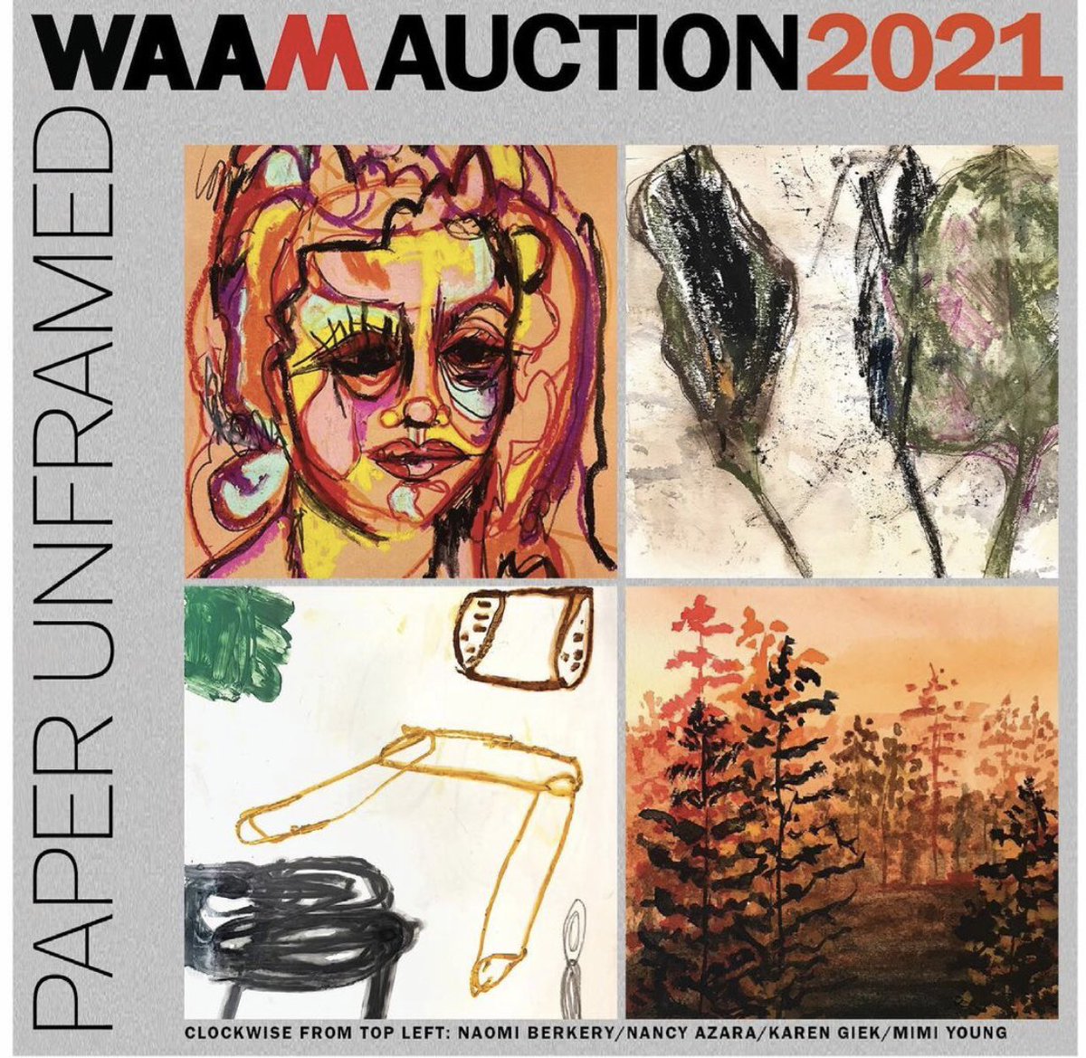 Paper Unframed. WAAM’s Benefit Art Auction. Bid on these pieces here:

liveauctioneers.com/catalog/203038…
#art #fineart #auction