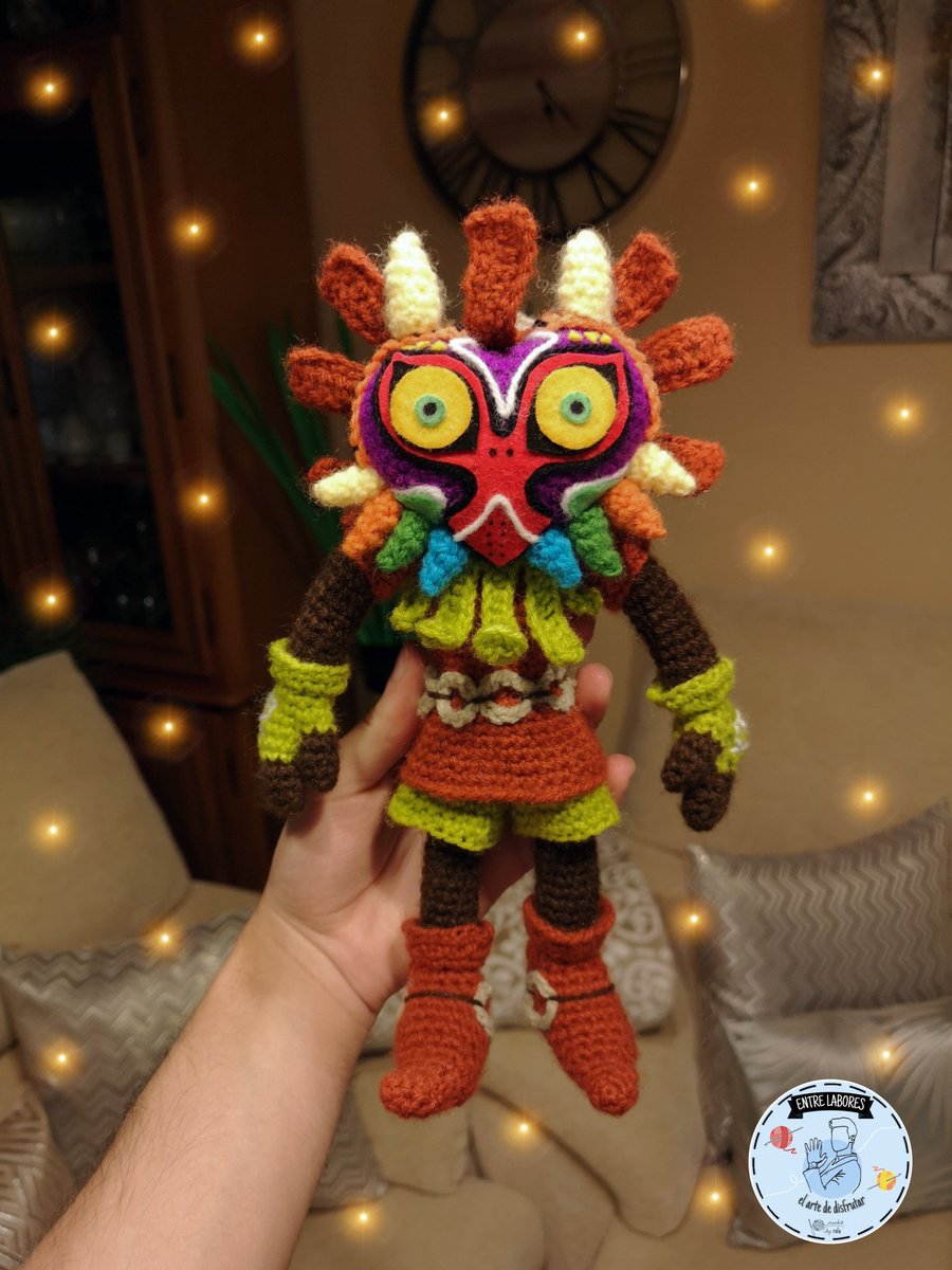 Skirlow's tweet photo. 🌿 The Legend of Zelda: Majora's Mask (Skull Kid) 🌿

🎮 Nueva labor terminada para un encargo muy especial. Ha sido un trabajo muy duro tejerlo durante todos estos días. Espero que os guste el resultado.

⚔️ Se agradece RT. https://t.co/6oXkIFWeRR