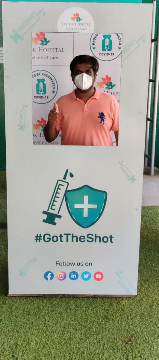 AsitkumarJ's tweet photo. #optometrist #frontlinehealthcareworker Today #GotTheShot @JaslokHospital_
Thank you @mfv_org https://t.co/sq0huJ5Vsd