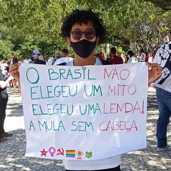 sandrogusmao's tweet photo. A tag mais linda que você verá hoje: #29MForaBolsonaro https://t.co/2YB8SkRPb7