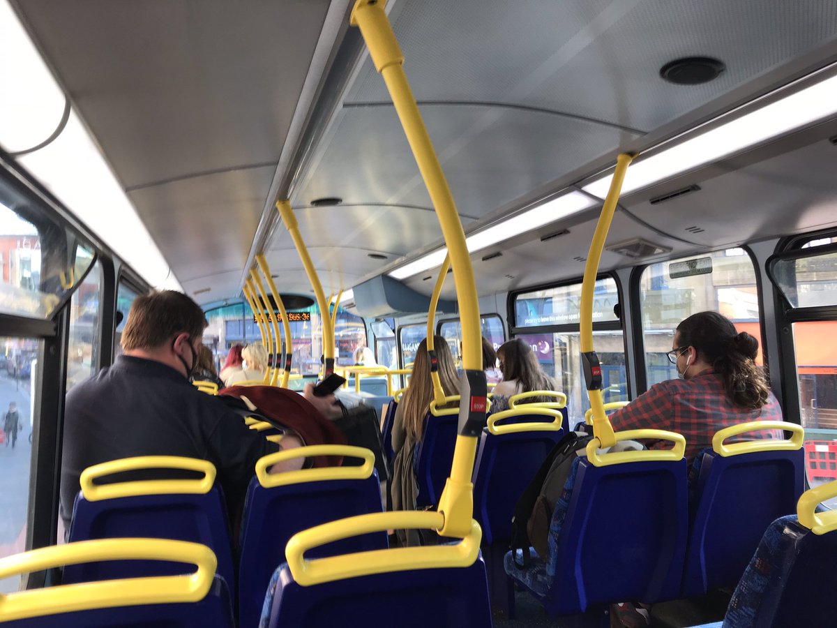 darloscott's tweet image. After a great catch up with @Dan3942 and @MartijnGNE (great to see you both!) it’s time to head home with @gonortheast on #XLines X10 back to Middlesbrough this evening - and the delight of a former London B9TL for our journey! Different to a coach for sure 😅