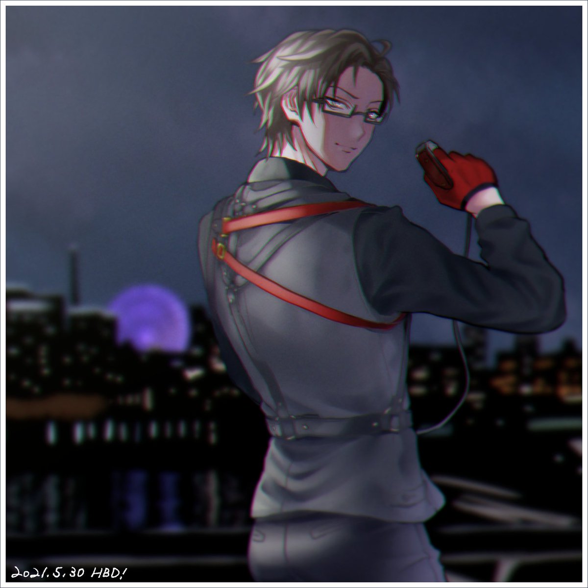 銃兎さんお誕生日おめでとうございます 6thの衣装がとっても好きです 入間 ぎょうざ座のイラスト