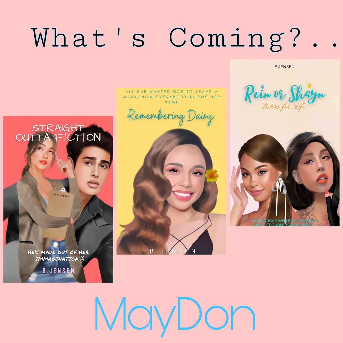IamBlancaJensen's tweet photo. What’s coming on Wattpad..
-Once Within 7 Days ended, Straight Outta Fiction would be published..
See you soon Charlie and Austin!
#MayDon
#Wattpad
#BJensen https://t.co/hWSsUk5r9c