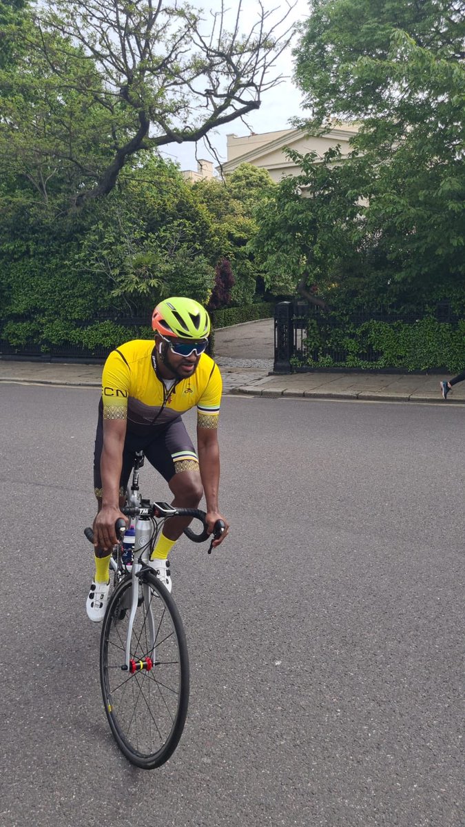 Tewoolde's tweet photo. London-Kent-London.  Day one of three days of cycling #cycling #BankHolidayWeekend https://t.co/h4wmp6dhqw