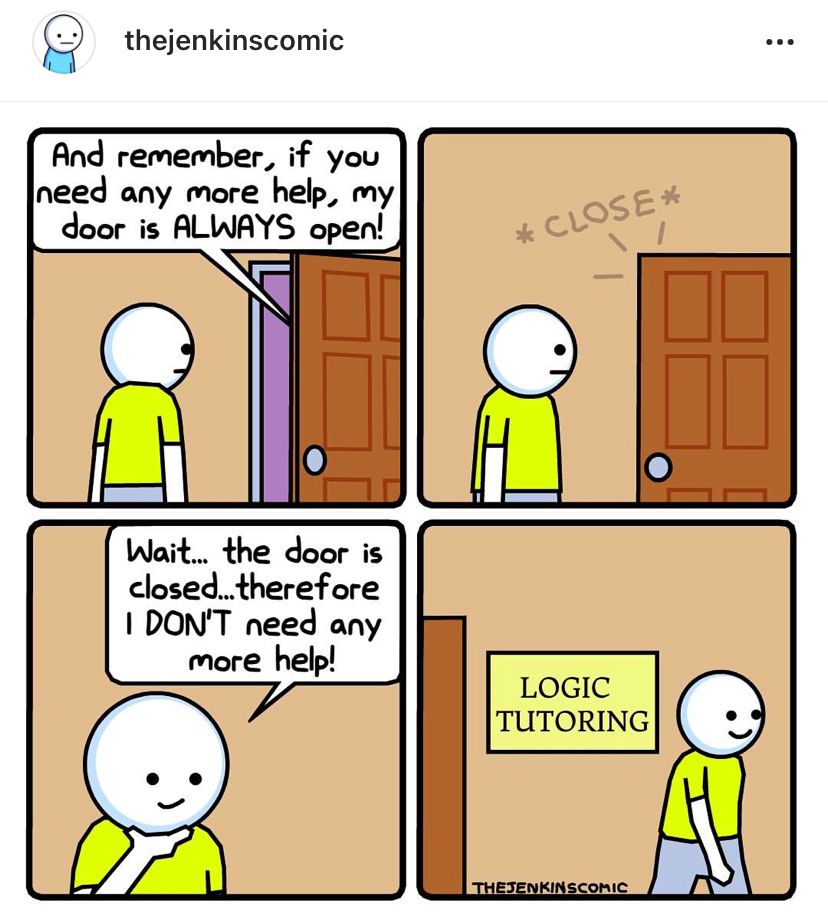 PhilosophyMttrs's tweet photo. Logic Matters https://t.co/NbQWa1Bmvb