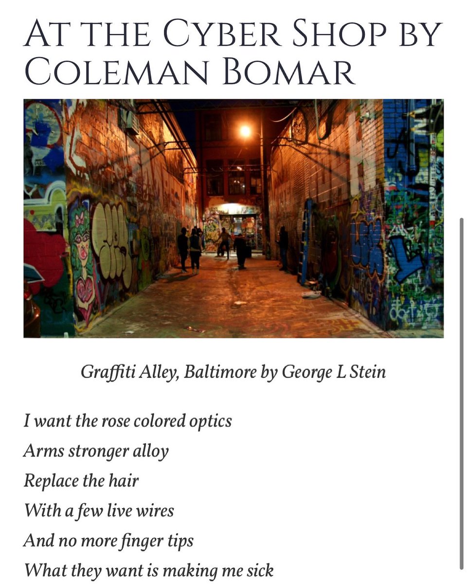 landingzonemag's tweet photo. Read the rest of Coleman Bomar’s fantastic poem on our site!👽✨ https://t.co/BqbHem6C5N https://t.co/X6TKhyx6xD