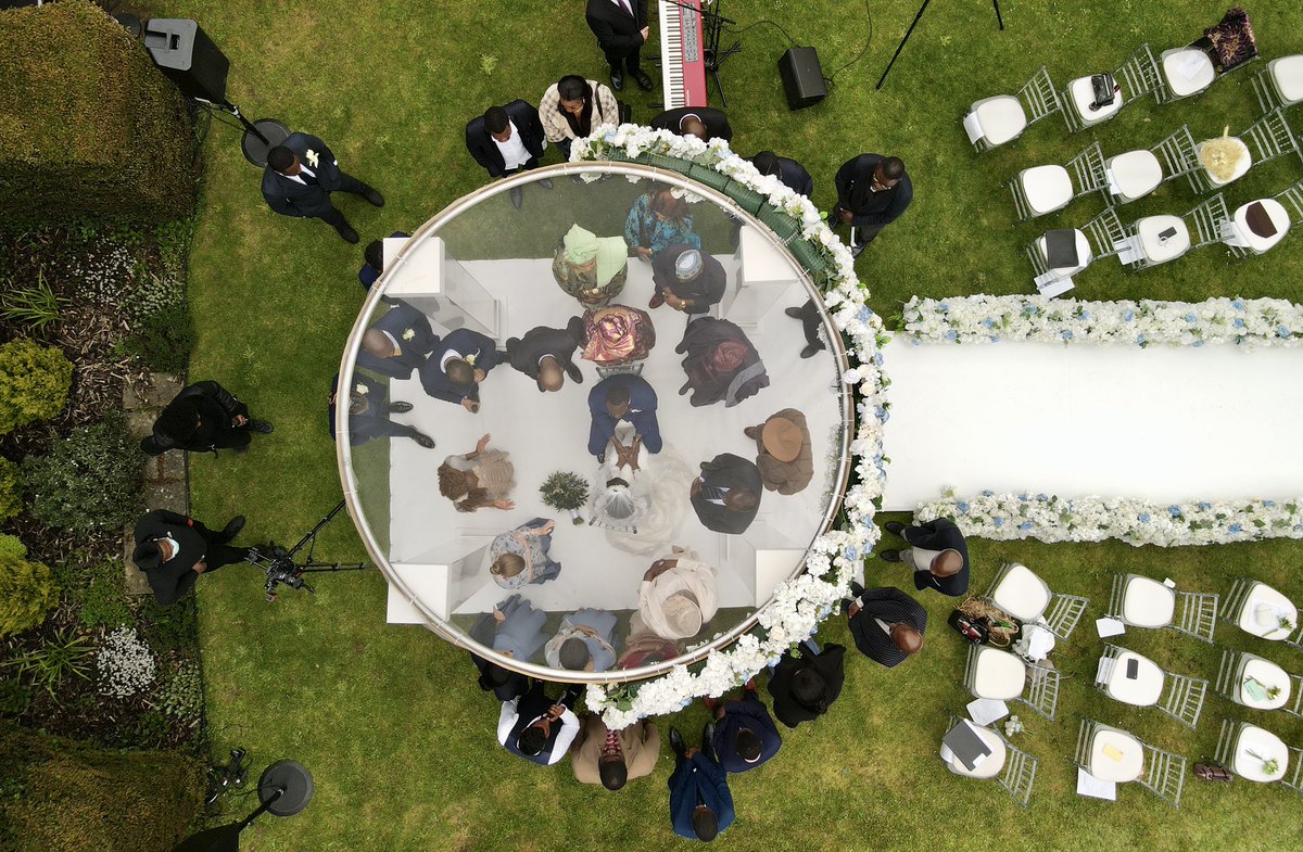 It was our pleasure to capture this stunning wedding with our drone this week. Beautiful bride and groom.