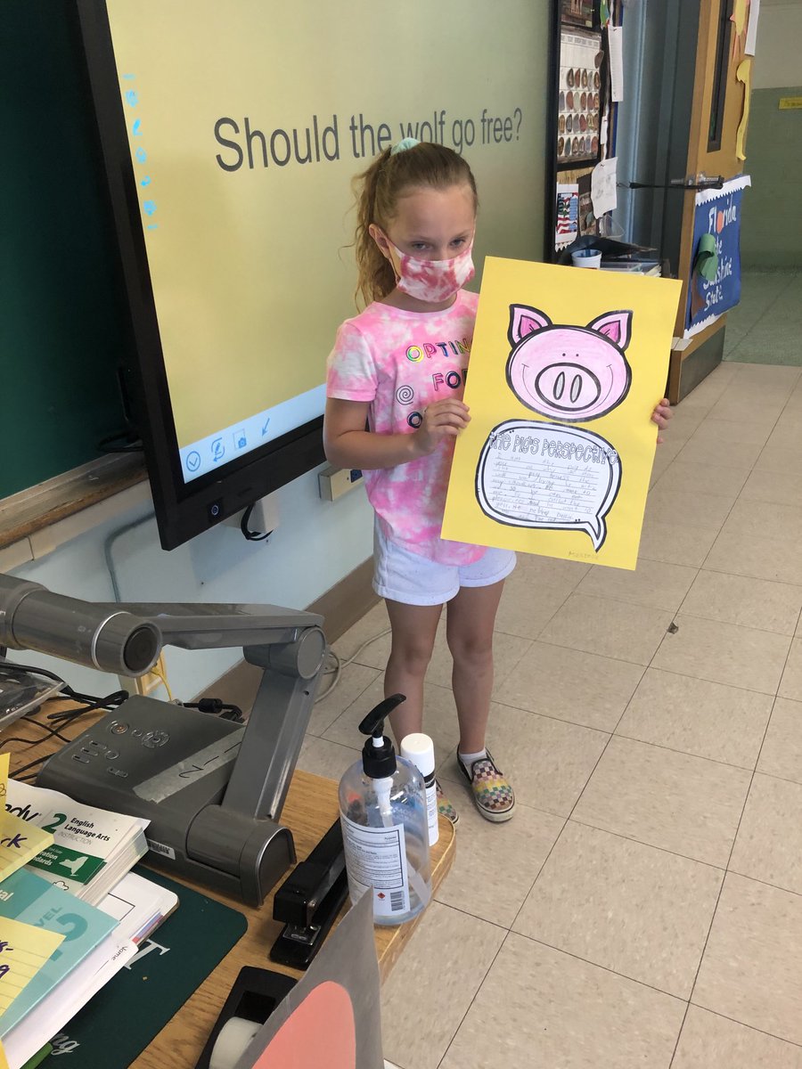 After hearing all the evidence, the class decided to free the Wolf.