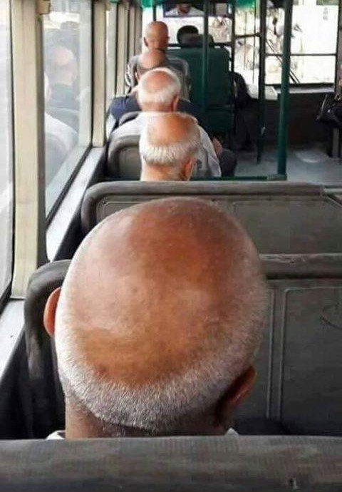 256 yılda bir gerçekleşen, 30 saniye süren kel tutulması. müthiş bir doğa olayı🙄