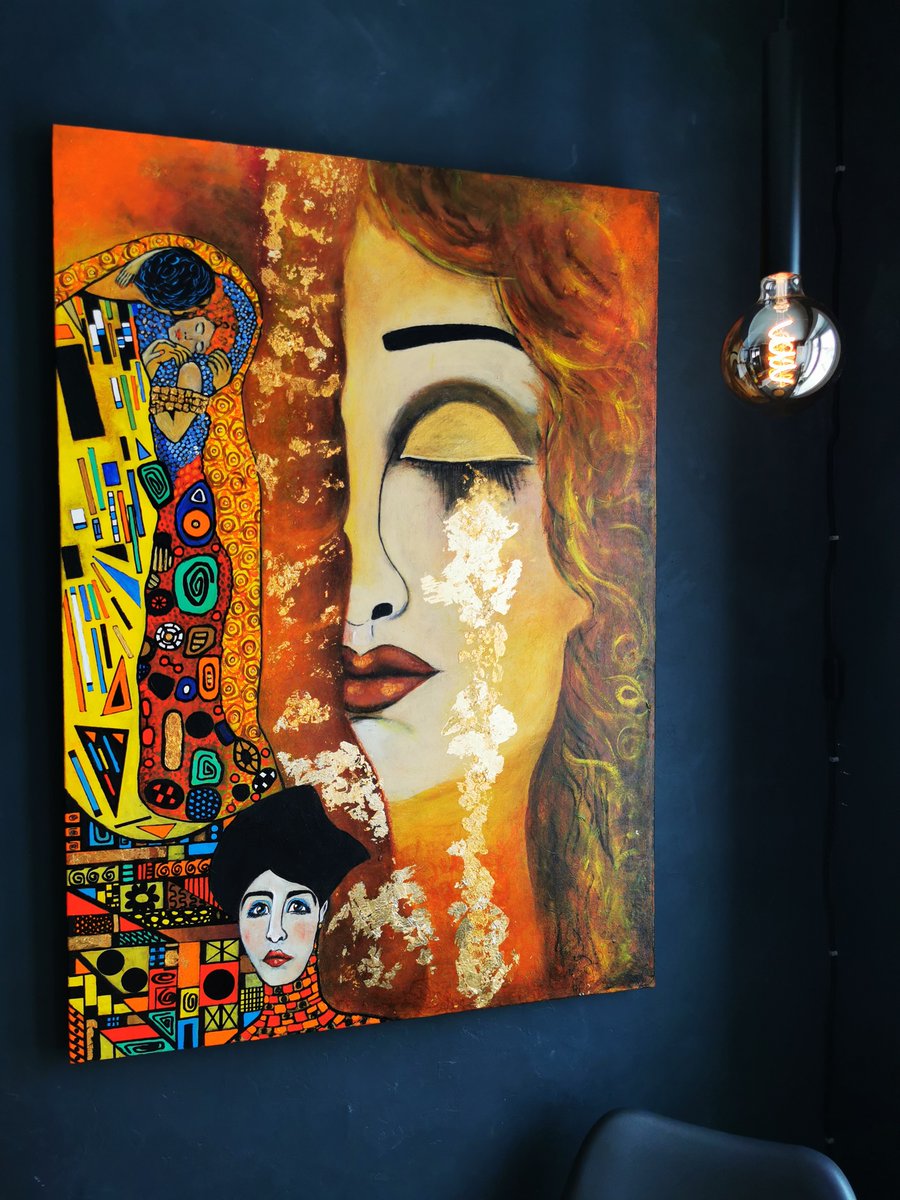 Min versjon/tolkning av Gustav Klimt