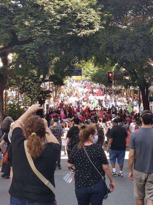 gleisi's tweet image. O povo quer comida, emprego, renda e #ForaBolsonaro! Nossa luta está crescendo! Brasília, Rio de Janeiro e Belo Horizonte super mobilizados.
#29MPovoNasRuas #29MForaBolsonaro