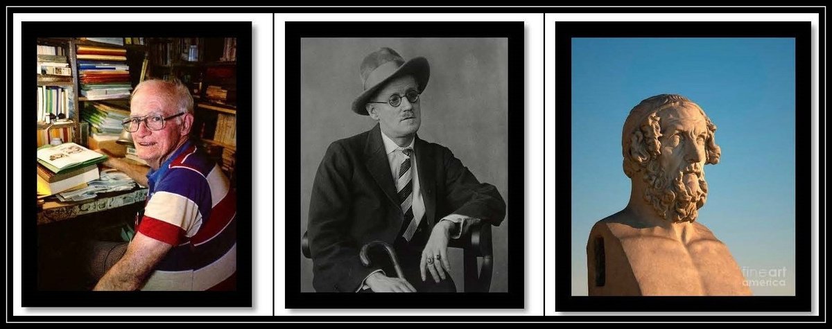 KtistecP's tweet photo. Lafferty and Joyce employ a method of continuous parallelism with Homer to create mythologies suitable to capture realities that escape more mundane techniques. Lafferty wrote portions of Space Chantey in creative dialogue with Ulysses. Lafferty was a profoundly Joycean writer. https://t.co/5kXOOkzE2n