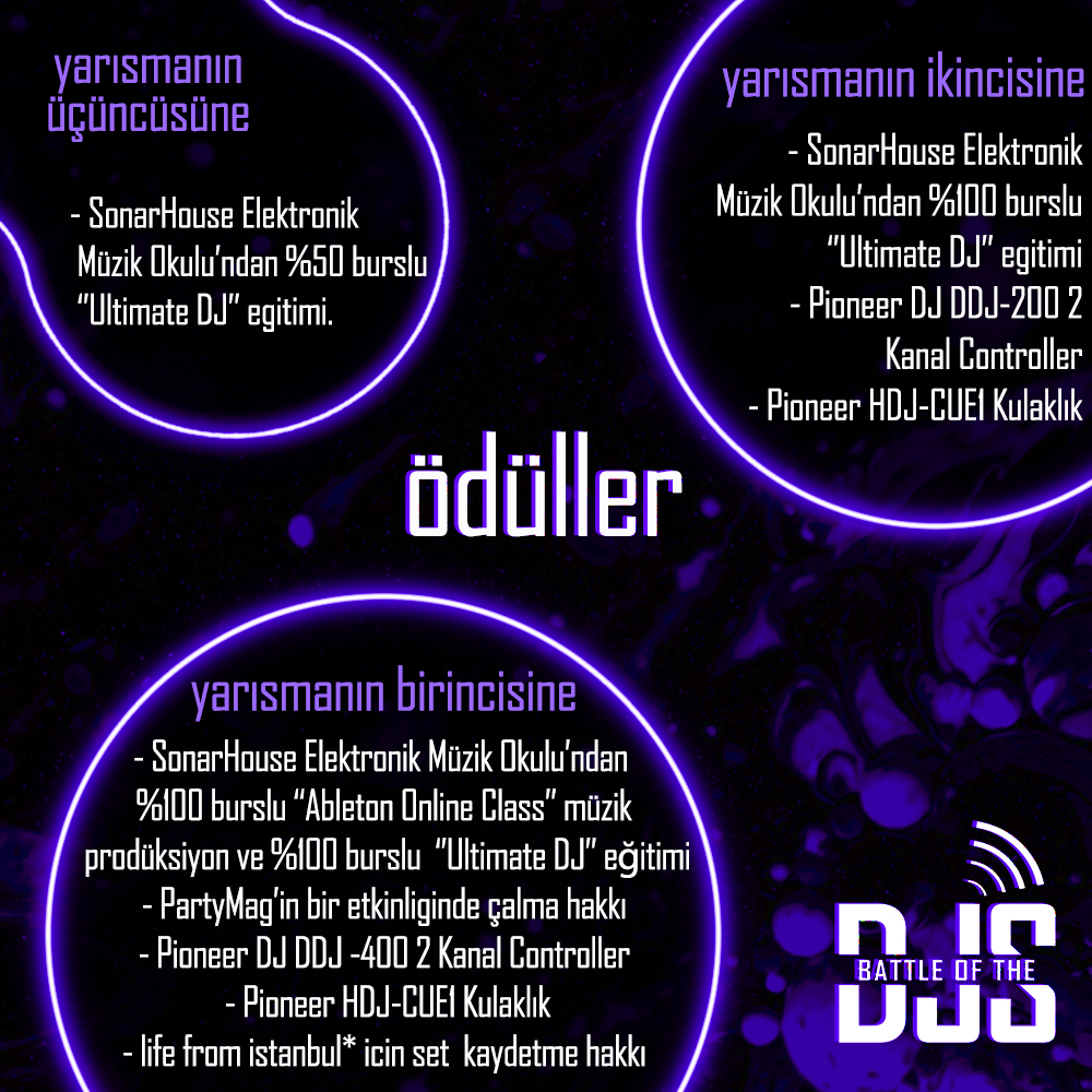 Beatleri bu sefer Battle of the DJs için saymaya hazır mısın?
@BMB_Borusan katkılarıyla müzik tutkunu sahneye taşı, alanında yetkin jüri üyeleri ile tanış, elektronik müzik yolculuğunda adımlarını “radyo boğaziçi” farkı ile at!💫
Detaylar için: facebook.com/events/7998440…