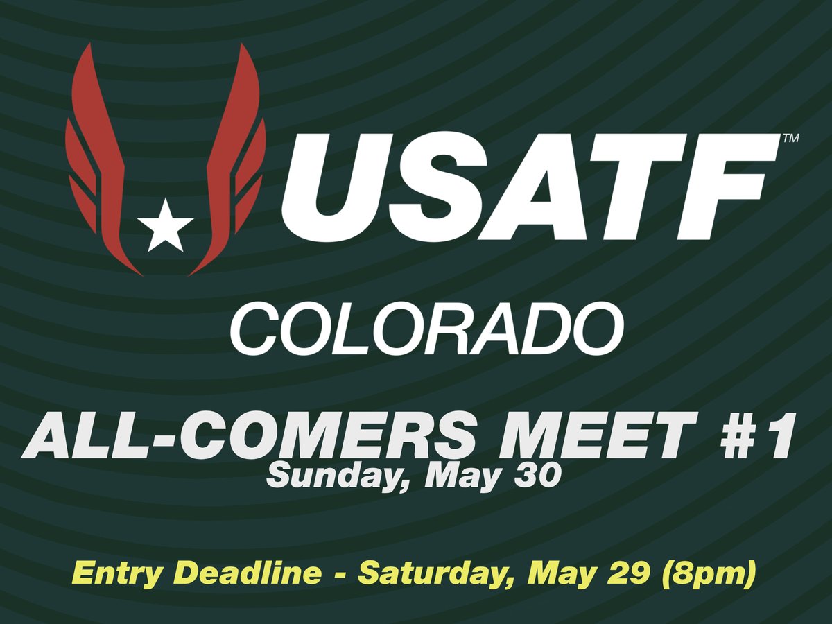 Entries close tonight at 8pm.
Visit the USATF Colorado website for more information or to enter!