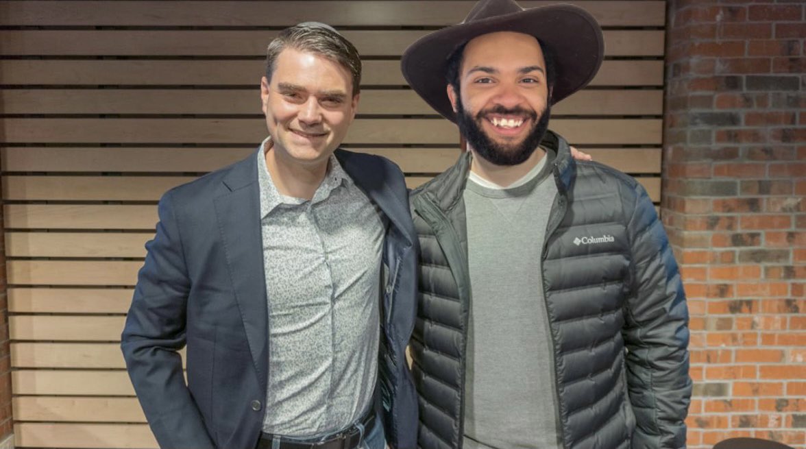 So great to see my fiancé <a href="/MochabearSenpai/">Hon Griffin</a> catching up with his best friend <a href="/benshapiro/">Ben Shapiro</a>