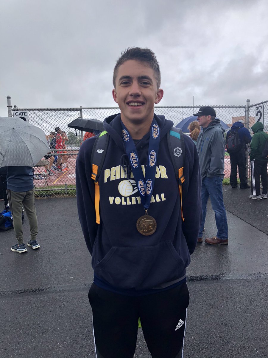 PennManorTrack's tweet image. Congrats graham! 8th place finish at states in the 3200!
