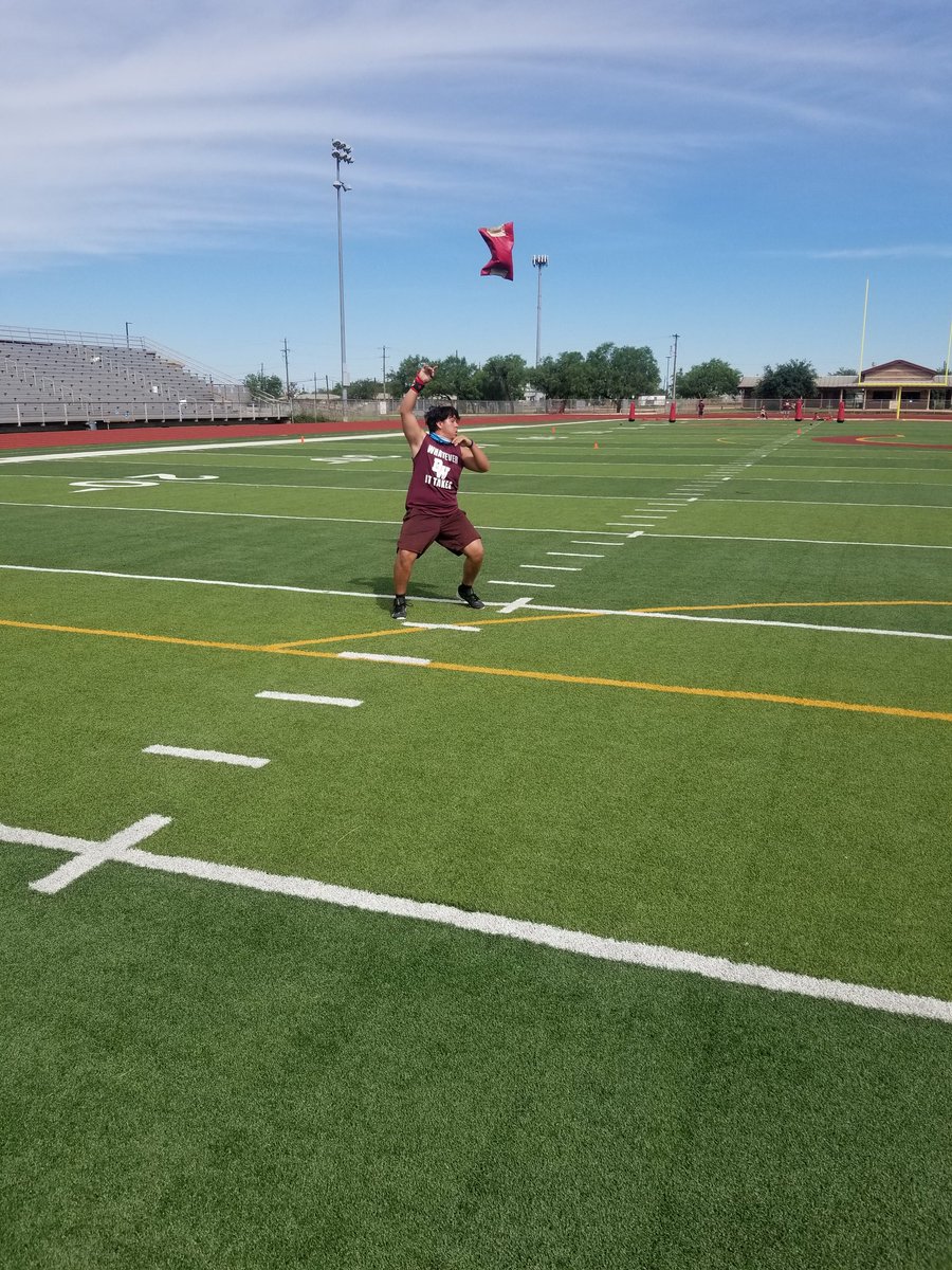4th place in our first ever lineman challenge. Thanks to <a href="/CotullaHS/">Cotulla High School</a> for putting on the challenge. I'm proud of how the boys competed