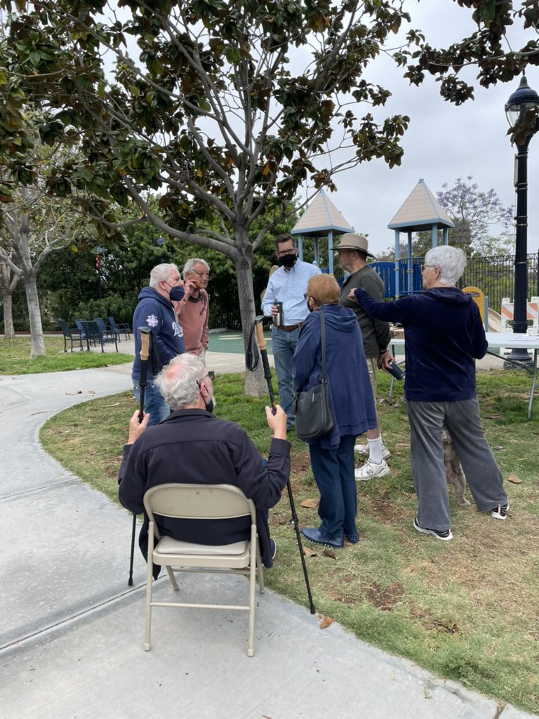 CMWhitburnD3's tweet photo. Great to be out this morning talking with residents of District 3 at Tweet Street Park. #CommunityPopUp https://t.co/xNAZjJK38m