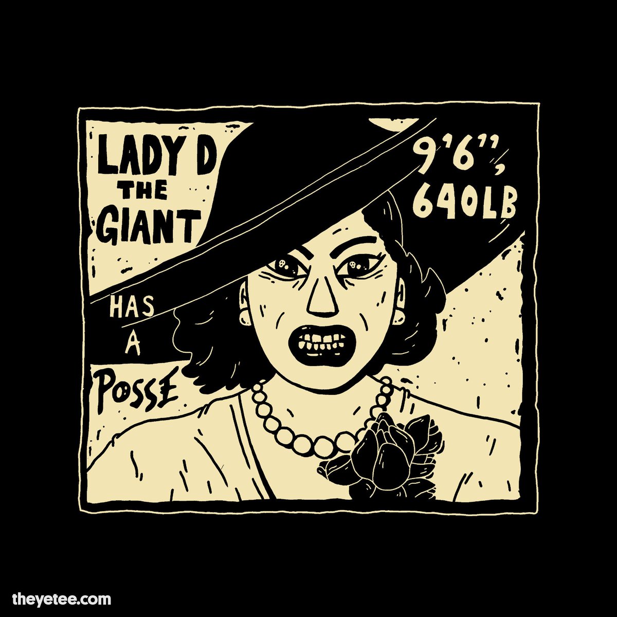 Don't get in her way! The countess always gets what the countess wants. Lady D the Giant Has a Posse printed with Super Soft ink designed by @Cooooouk https://t.co/ZD8ueXQ3ta
