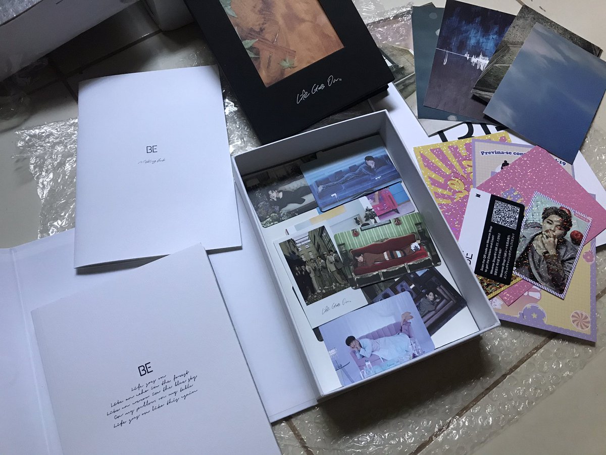 Meu álbum BE chegou. Muito feliz pq tudo está perfeito, sem defeito algum. <a href="/KittenKStore/">Kitten Store</a> Obrigada pelo cuidado. 😍💜💜