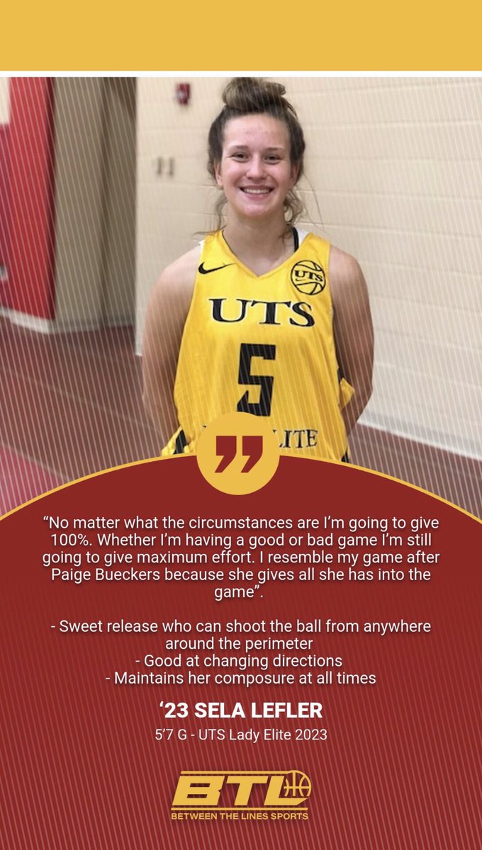 @UTS_INC_Sports (2023’s) @faith44963967 &amp; <a href="/SelaLefler/">Sela Lefler</a> 🎬

<a href="/PGHMichigan/">Prep Girls Hoops Michigan</a> <a href="/PGHCircuit/">Prep Girls Hoops Circuit 🏀</a> <a href="/Iam_TyDavis/">Tyler Davis, M.S.</a> ✅