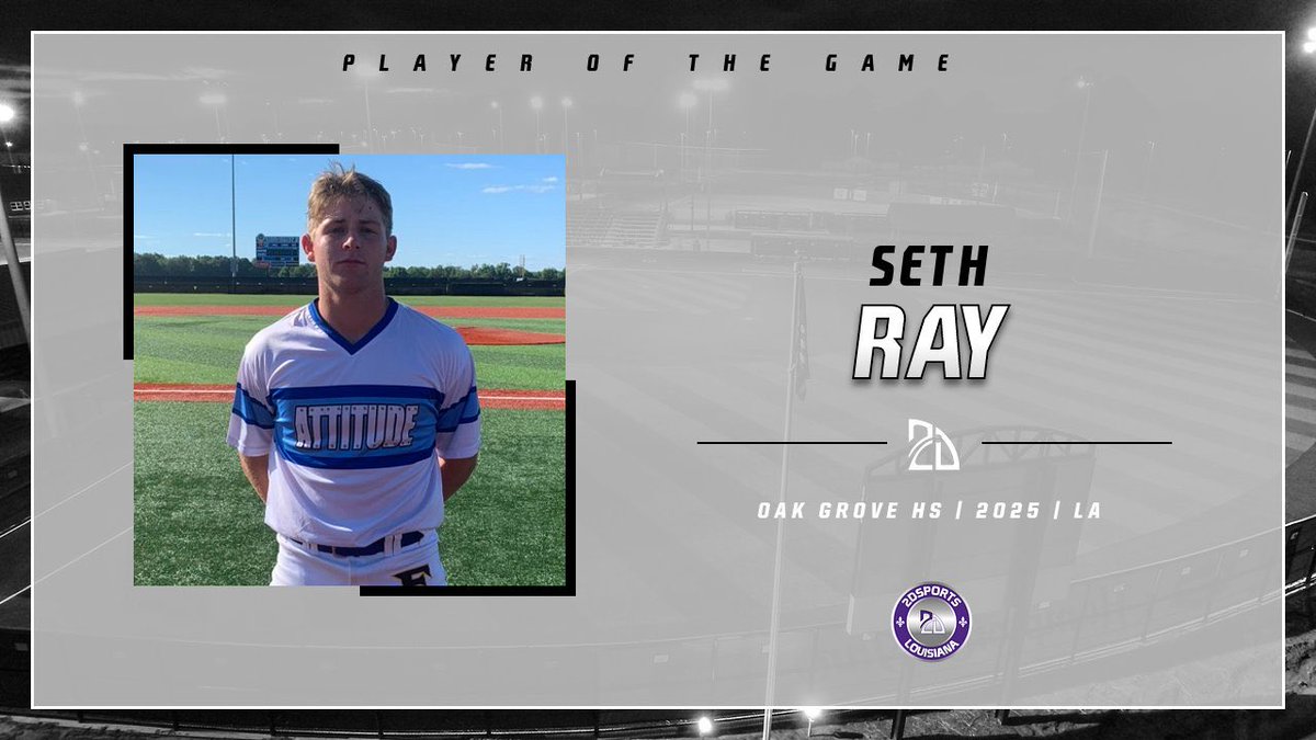 ⭐️ #TopPerformer ⭐️

Seth Ray: 2-2, 2B, 2 RBI

Summer Team: SA Baseball