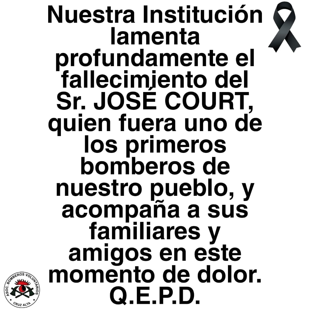 bomberoscalta's tweet photo. Prensa y Difusión Bomberos Voluntarios Cruz Alta https://t.co/IbsVoIcy19