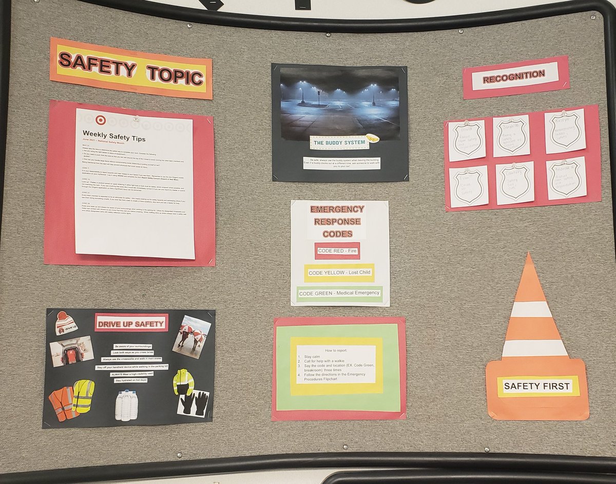 AngelaStrobel7's tweet photo. Love finding new ways to get the team excited about safety 😁 Thanks @Alexandria_Shoe for the idea! #t0672 🎯 https://t.co/xWJRvWageQ